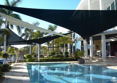 Triangular Pool Shade Sails