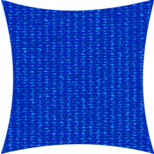 ocean blue square shade sail