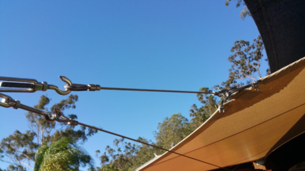 Cable Trace DIY Shade Sails
