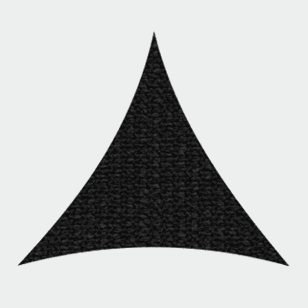 3 point Shade Sail Black- 5mtrs x 5mtrs x 5mtrs - Image 2